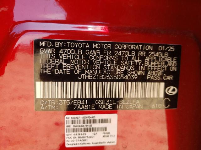 2025 LEXUS IS 350 F S - JTHBZ1B26S5084039