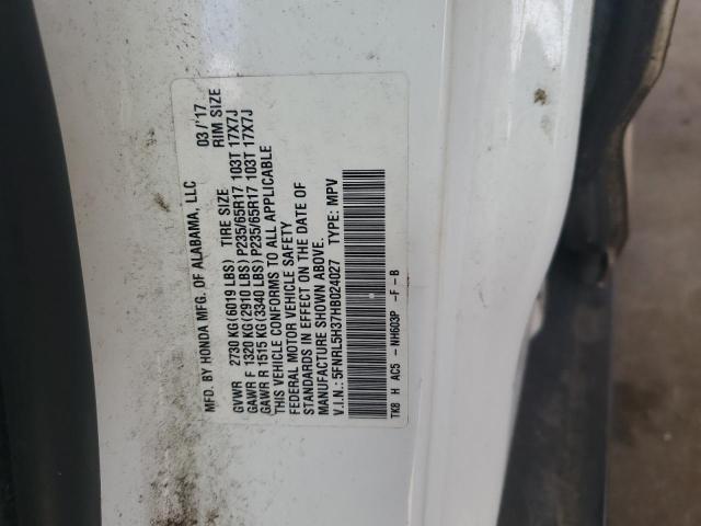 2017 HONDA ODYSSEY SE 5FNRL5H37HB024027