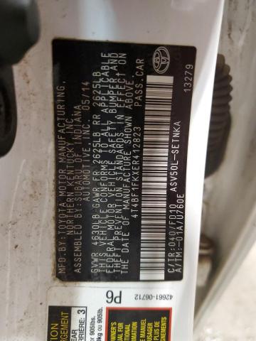 2014 TOYOTA CAMRY L - 4T4BF1FKXER412823