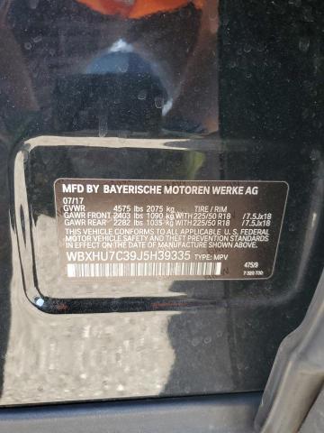 2018 BMW X1 SDRIVE2 WBXHU7C39J5H39335