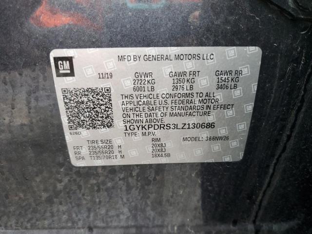 2020 CADILLAC XT6 PREMIU 1GYKPDRS3LZ130686