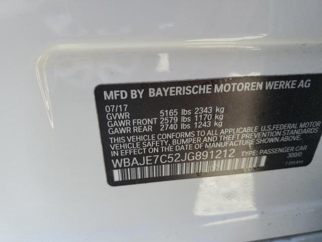 2018 BMW 540 XI WBAJE7C52JG891212