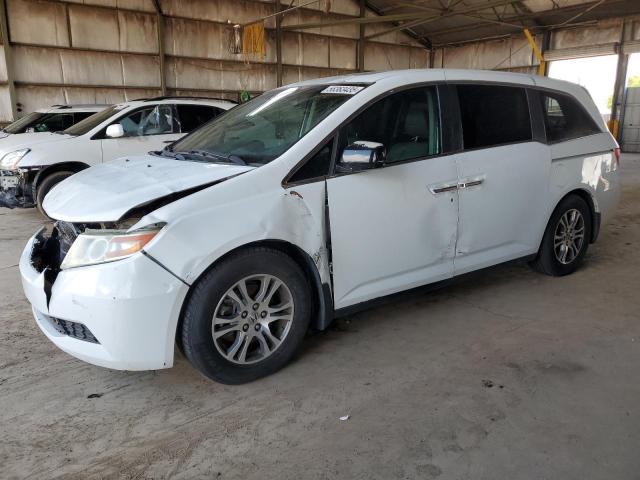 HONDA ODYSSEY EX 2013 white sports v gas 5FNRL5H61DB072367 photo #1