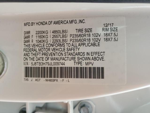 2018 ACURA RDX ADVANC 5J8TB3H79JL009744