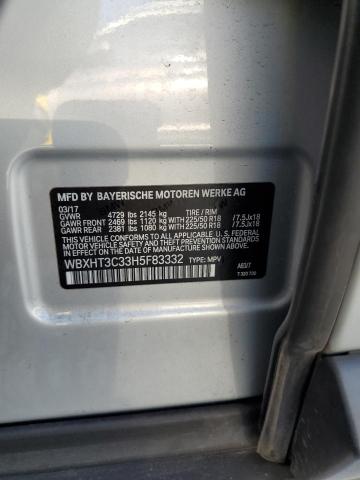 2017 BMW X1 XDRIVE2 - WBXHT3C33H5F83332