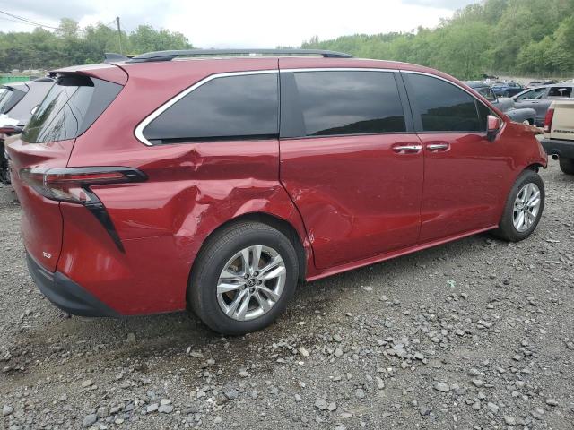 TOYOTA SIENNA XLE 2025 burgundy  hybrid engine 5TDJSKFC9SS161197 photo #4
