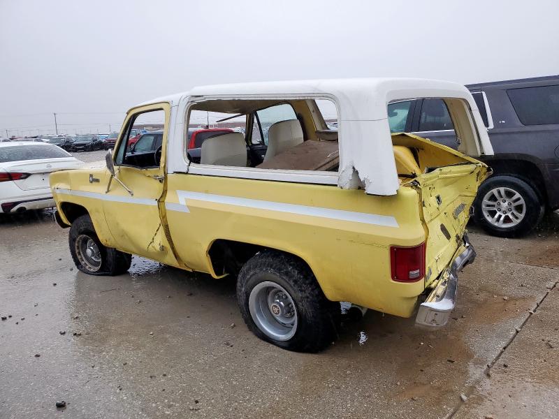 CHEVROLET TRAIL BLAZ 1979 yellow   CKL189Z169705 photo #3