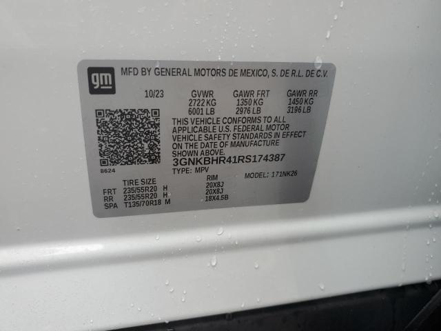 2024 CHEVROLET BLAZER 2LT 3GNKBHR41RS174387