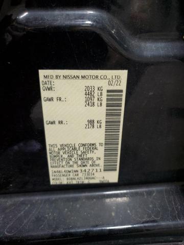 2022 NISSAN ALTIMA SV - 1N4BL4DW1NN342711