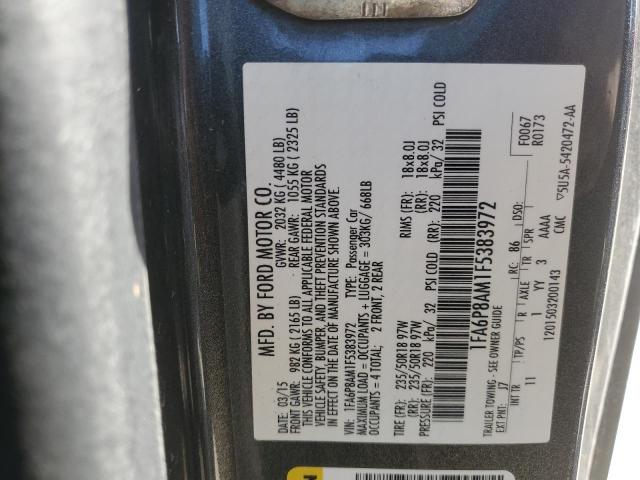 2015 FORD MUSTANG 1FA6P8AM1F5383972