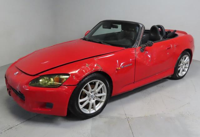 HONDA S2000 2003 red converti gas JHMAP11423T006858 photo #3
