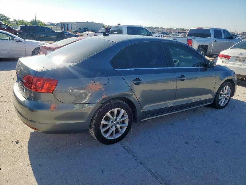 VOLKSWAGEN JETTA SE 2014 gray sedan 4d gas 3VWD07AJXEM441203 photo #4