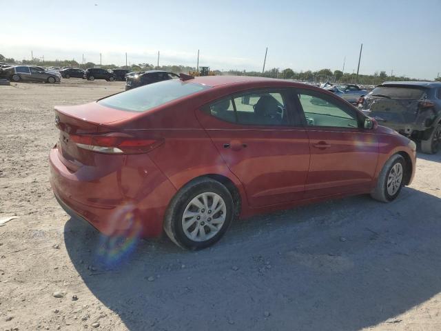 HYUNDAI ELANTRA SE 2017 red sedan 4d gas KMHD74LFXHU074157 photo #4