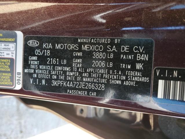 2018 KIA FORTE LX - 3KPFK4A72JE266328