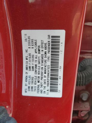 2017 HONDA ACCORD SPO - 1HGCR2F59HA047925
