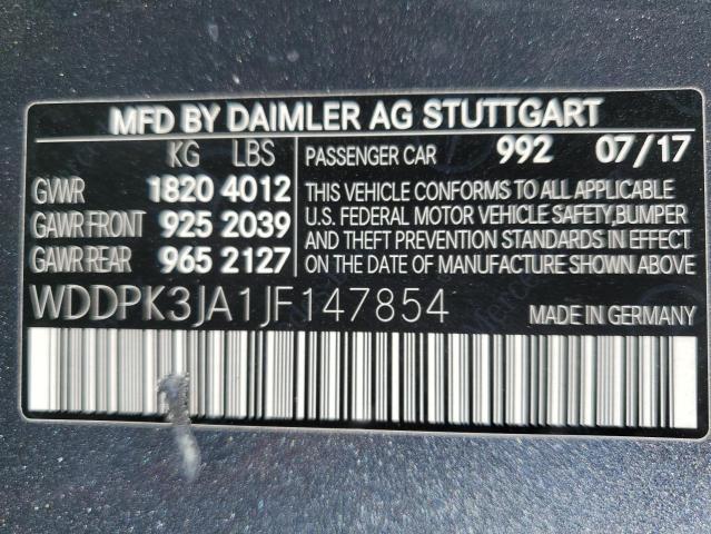 2018 MERCEDES-BENZ SLC 300 - WDDPK3JA1JF147854