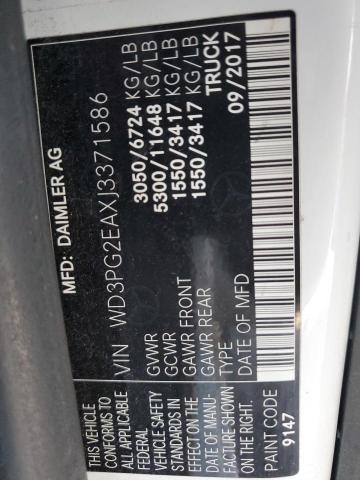 2018 MERCEDES-BENZ METRIS - WD3PG2EAXJ3371586