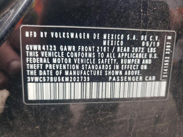2019 VOLKSWAGEN JETTA S - 3VWC57BU5KM202739