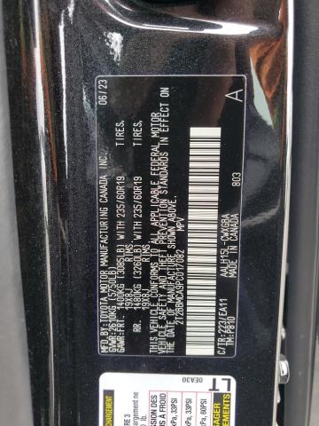 2023 LEXUS RX 350H BA 2T2BBMCA9PC017082