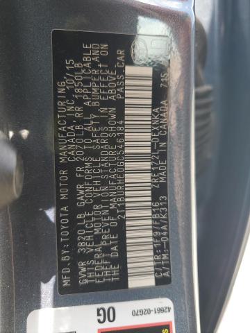 2016 TOYOTA COROLLA L - 2T1BURHE0GC546184