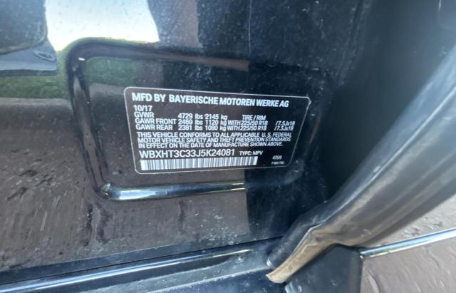 2018 BMW X1 XDRIVE2 - WBXHT3C33J5K24081