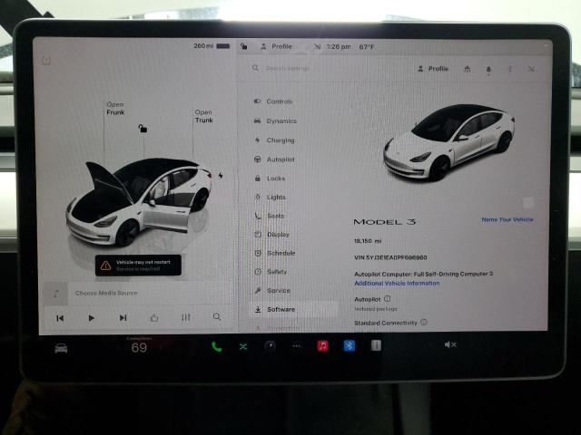 2023 TESLA MODEL 3 - 5YJ3E1EA0PF696960