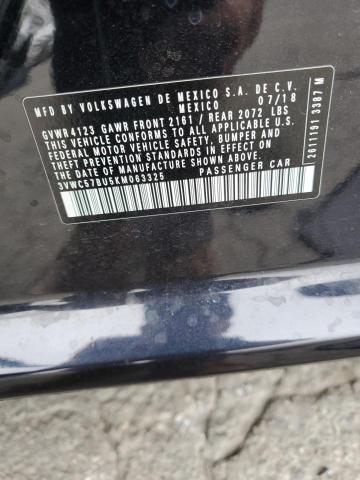 2019 VOLKSWAGEN JETTA S - 3VWC57BU5KM063325