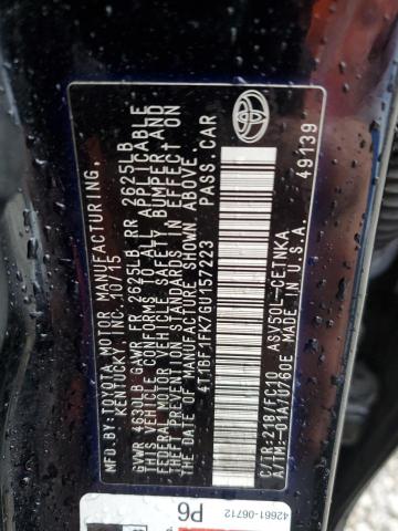 2016 TOYOTA CAMRY LE - 4T1BF1FK7GU157223