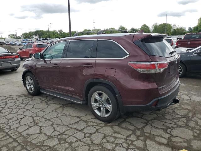 Vin: 5tdykrfh2gs144123, lot: 58073845, toyota highlander limited 20162
