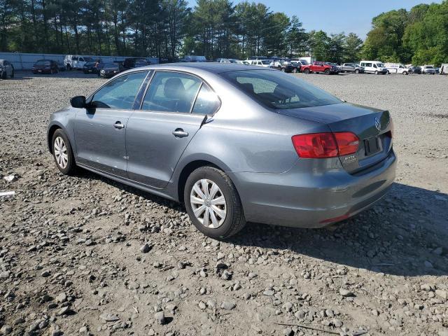 VOLKSWAGEN JETTA BASE 2013 gray  gas 3VW2K7AJ8DM257166 photo #3