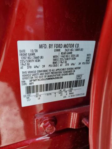 2021 FORD MUSTANG MA - 3FMTK3SU5MMA08036