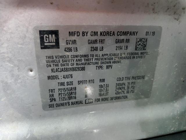 2019 BUICK ENCORE PRE - KL4CJASBXKB828380