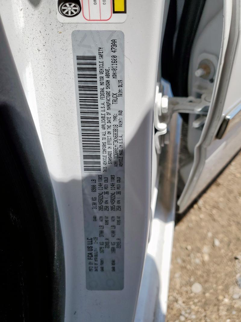 2019 RAM 1500 LIMIT 1C6RREHT3KN683818