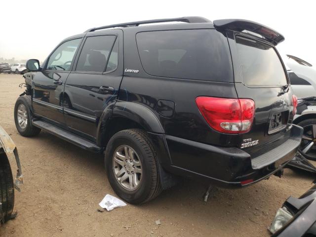 TOYOTA SEQUOIA LI 2007 black  gas 5TDBT48A67S282866 photo #3