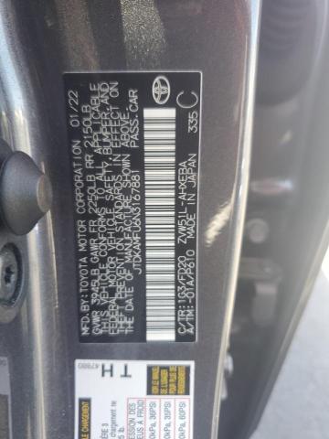 2022 TOYOTA PRIUS NIGH - JTDKAMFU6N3167881