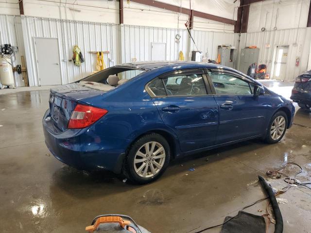 HONDA CIVIC EX 2012 blue  gas 19XFB2F89CE029795 photo #4