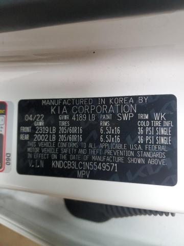 2022 KIA NIRO LX KNDCB3LC1N5549571