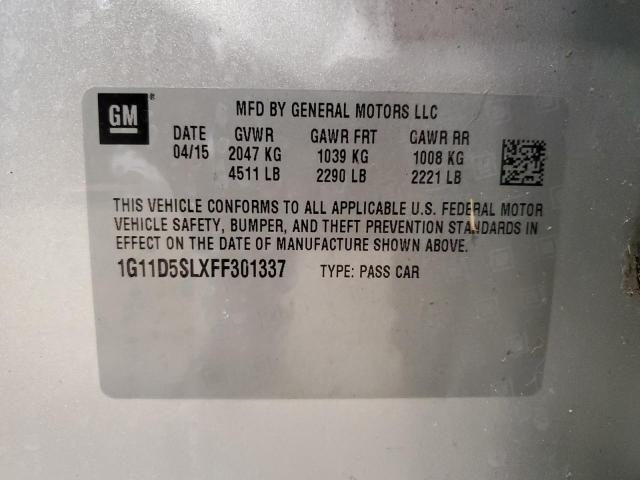 2015 CHEVROLET MALIBU 2LT - 1G11D5SLXFF301337
