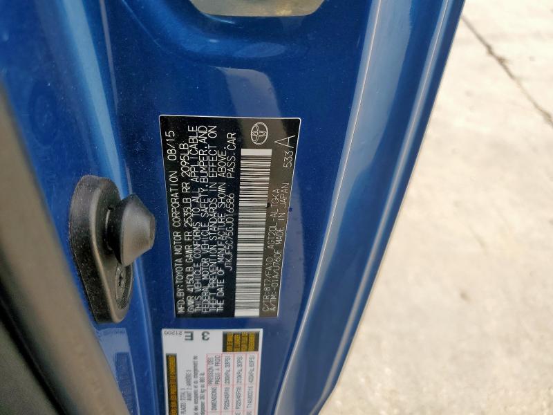 2016 TOYOTA SCION TC - JTKJF5C75GJ016586