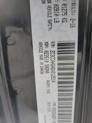 2016 CHRYSLER 300 LIMITE 2C3CCAAG4GH212514