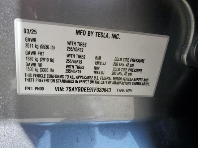2026 TESLA MODEL Y - 7SAYGDEE9TF330643