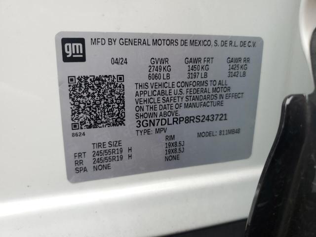 2024 CHEVROLET EQUINOX 2L 3GN7DLRP8RS243721