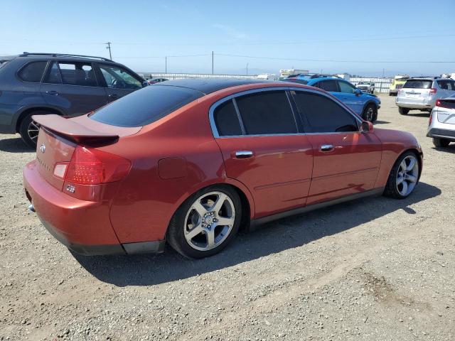 INFINITI G35 2003 orange  gas JNKCV51E93M319057 photo #4
