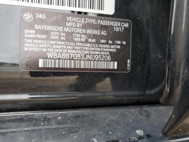 2018 BMW 340 WBA8B7G53JNU95206