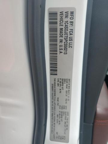 2023 DODGE DURANGO CI 1C4SDJET5PC550213