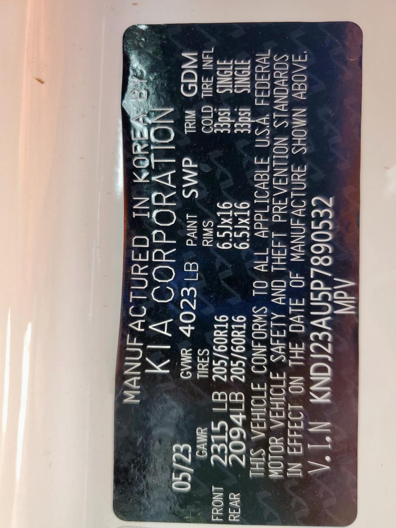 2023 KIA SOUL LX - KNDJ23AU5P7890532