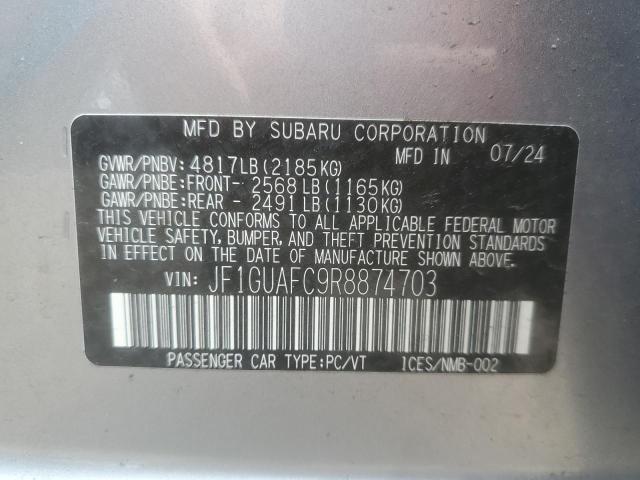2024 SUBARU IMPREZA SP JF1GUAFC9R8874703