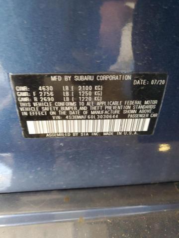 2020 SUBARU LEGACY SPO 4S3BWAF60L3030644