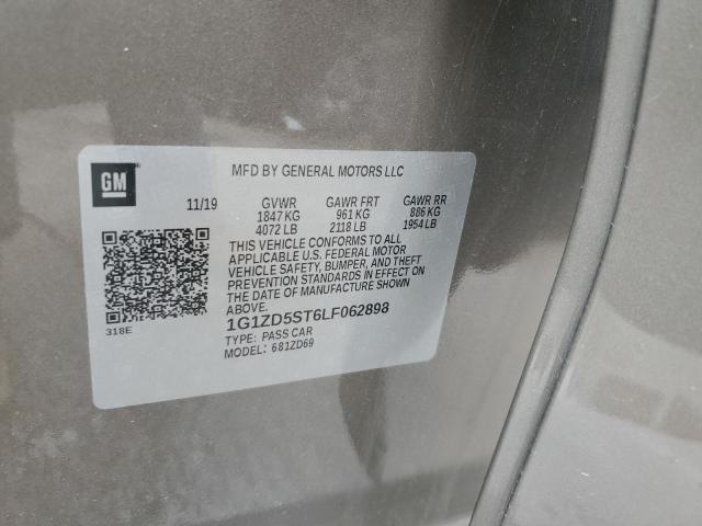 2020 CHEVROLET MALIBU LT - 1G1ZD5ST6LF062898