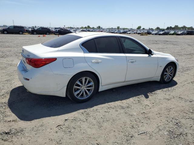 INFINITI Q50 PREMIU 2016 white  gas JN1EV7AP5GM303065 photo #4